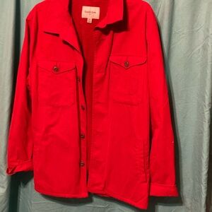 Goodfellow & Co Red Lightweight Casual Jacket
